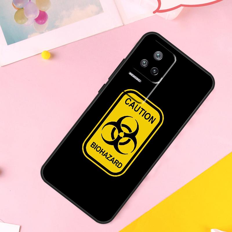 Biohazard Symbol Logo Case For Xiaomi 13 14 Ultra 12 Lite 11T 12T 13T Pro POCO M6 Pro X6 X5 X3 F3 F5 M5s Cover