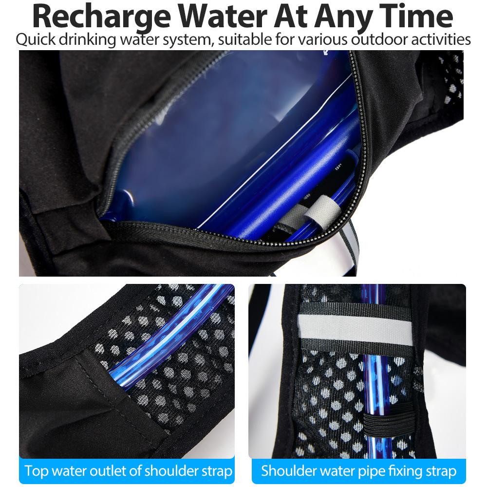 Breathable Lightweight Hydration Backpack for Outdoor Sports, Running, and Mountaineering – Unisex Double Shoulder Vest