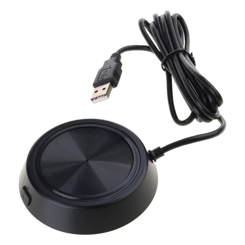 

USB Conference Microphone Omnidirectional PC Computer Condenser Mic for Meeting/Class Plug & for Play Sound 1