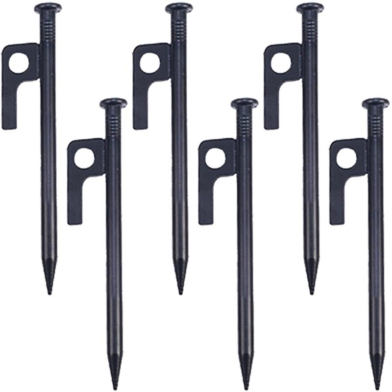 

Heavy Type Tent Stakes for Camping Hiking Beach Rustproofed Steel Multiple Terrain Stability Secure Wind Resistance 15 cm