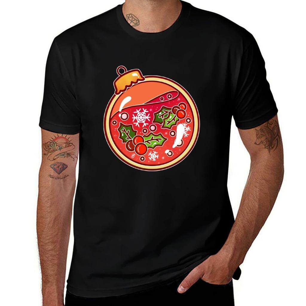 Glass Christmas Ornaunisext Tshirt Lightweight Cooling Short Sleeve Tee