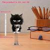 Head Nodding Cats Acrylic Car Decors Interactive Dashboard Toy Long Service Color Retention Multiple Styles for Men Women