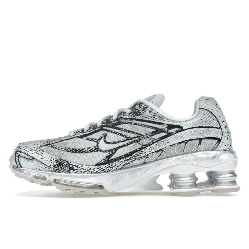 Nike Shox Ride 2 Metallic Platinum Unisex Sneakers Grey White Black IB8174-100