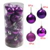 24 Pack Pink Christmas Ball Ornaments Tree Decorations for Party and Wedding