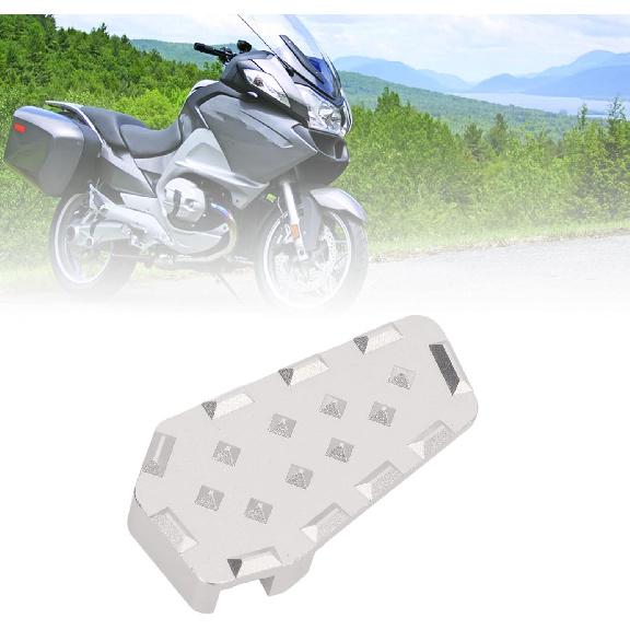 Motorcycle Foot Brake Pad, Fydun Foot Brake Lever Enlarge Pedal Aluminium alloy Rear Brake Extender Pad Extension for S1000XR 2015‑2019(Silver)