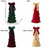 Handmade Velvet Christmas Tree Ornament DIY Tabletop Xmas Tree  Home Decoration