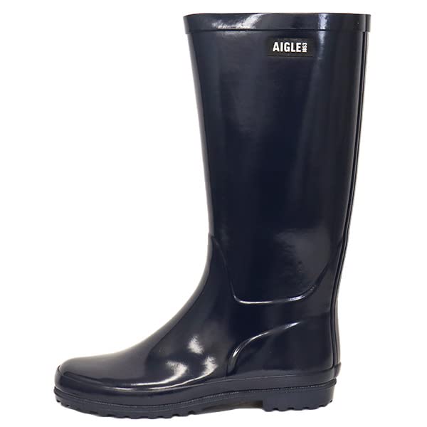 Aigle Official Eliosa Rubber Rain Navy Boots,