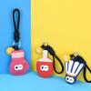 Wrist Strap Table Tennis Leather Pendant Badminton Cartoon Keychain  Girls Couple Girlfriends