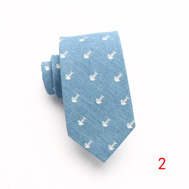 Мужской деловой галстук из жаккардового хлопка 6 см, повседневный рабочий галстук