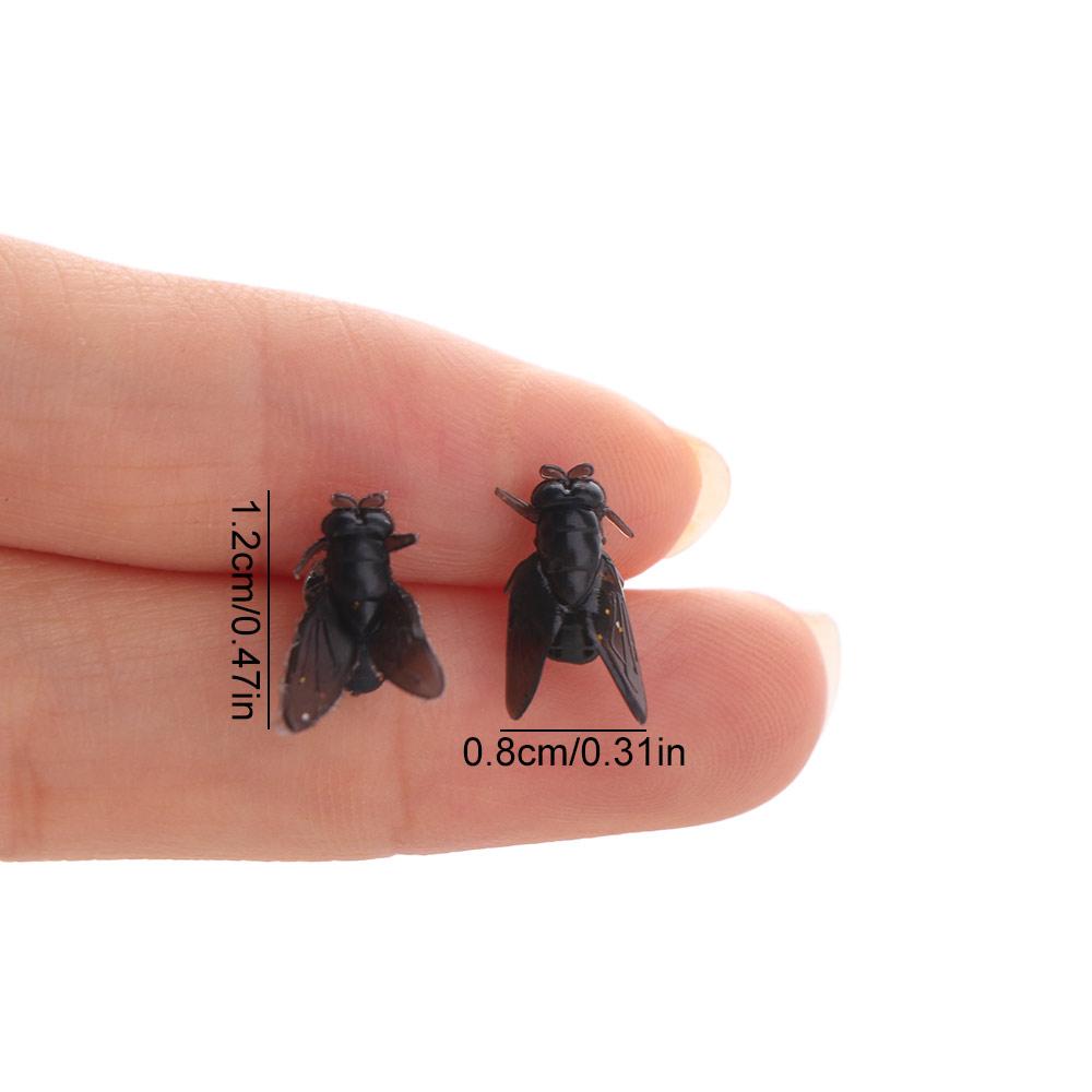 Kreative Mini Fliegen Ohrringe Streich Insekten Kleine Ohrringe Stylische Mücken Ohrstecker Party Schmuck