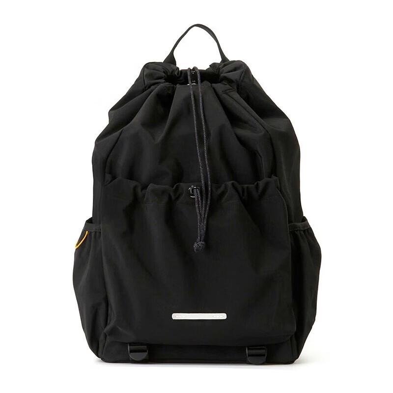 Bostanten B6233201 Black Nylon Drawstring Backpack