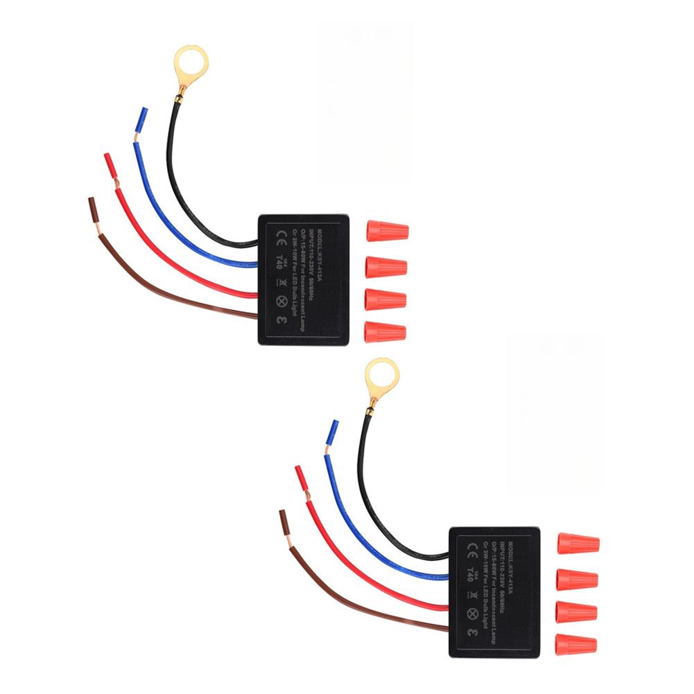 2pcs Induction Desk Lamp Switch AC 110-230V LED Touch Sensing Desk Lamp Switch 4-Level Dimming Touch Control Switches 1A 3A