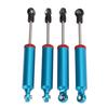 4Pcs RC Car Shock Absorber Aluminum Alloy Oil Damper for 110 Simulation Climbing Car 110mm Blue