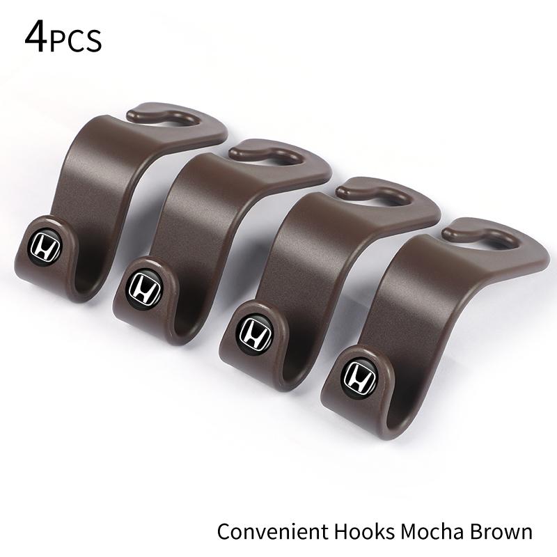 CKBSX1 Car Logo Seat Hook Multi-function Seatback Storage Hanger Accessories For Honda Accord Civic CRV Jazz Fit HRV Odyssey Insight Ci