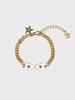 Eireve Bow Chain Bracelet (Cream)