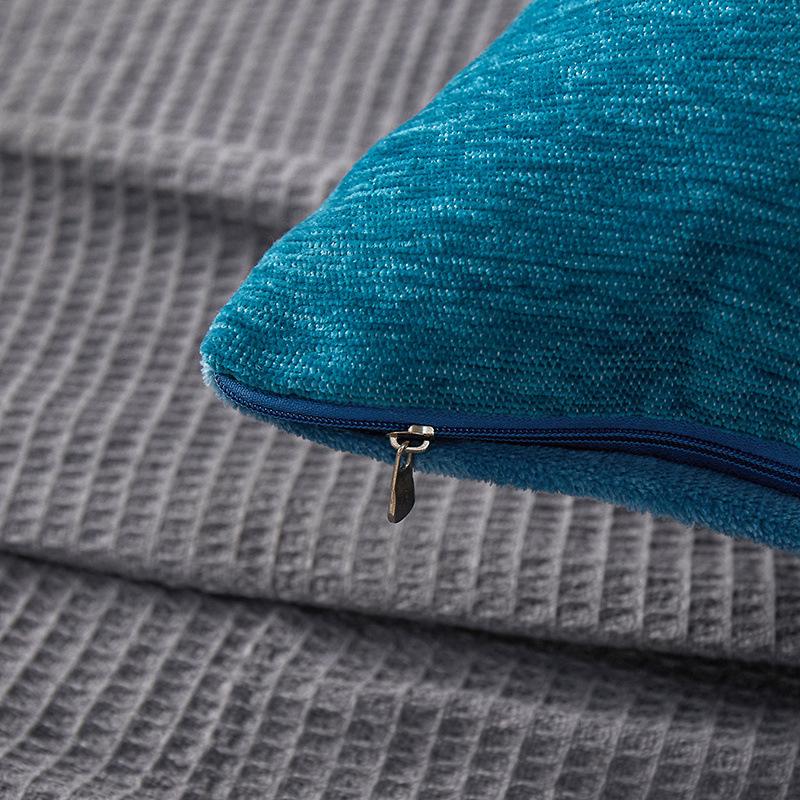 Chenille Pillow Case Square Cushion Cover Casual Sofa Throw Pillow Case Holiday Home Pillow Modern Decorative Decoration