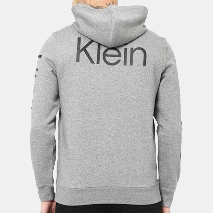 Calvin Klein Minimalist Comfortable Versatile Warm Hoodie Men Hoodies Gray 40DC414-030