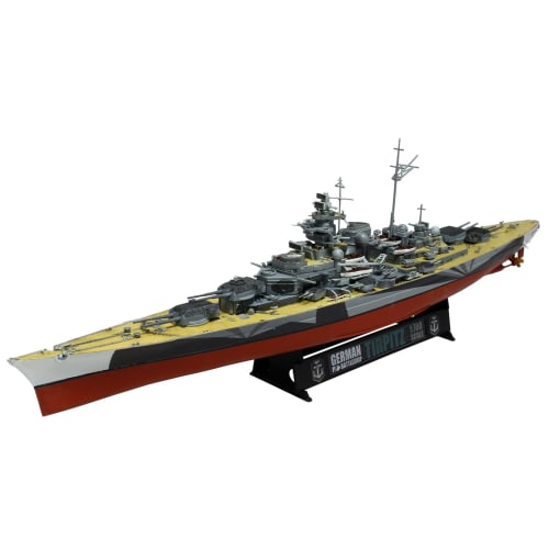 

Platz/Italeri 1/700 World of Warships Немецкий линкор Тирпиц Пластиковая модель WOW49504