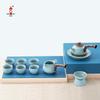 Imperial Kiln Plum Green Ceramic Tea Set