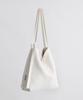 Green Stuff Spacious Loose Fit Shopper Bag 57 Ribbed Corduroy - Ivory