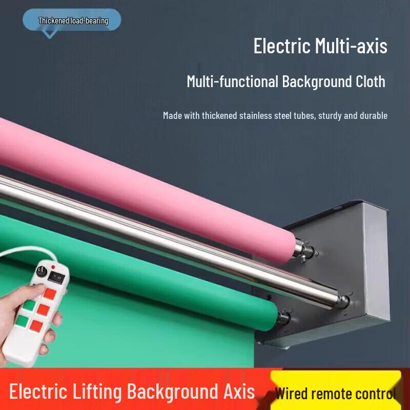 Electric Multi-Axis Studio Background Roller Kit