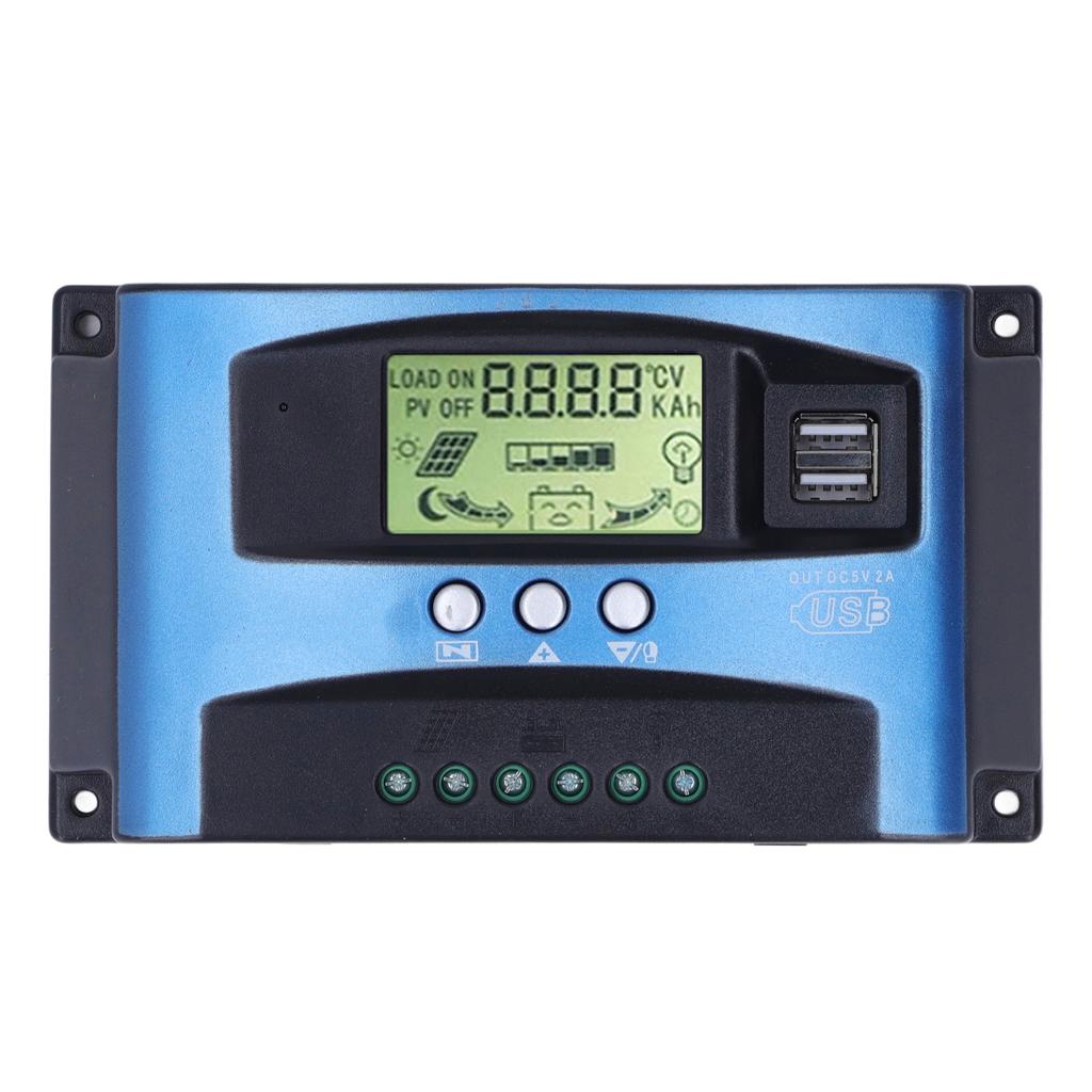 MPPT Solar Photovoltaic Charging Controller Automatic LCD Solar PV Charge Controller 40A 12V 24V