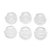 Glass Fermentation Pickling Jar Weights For Wide Mouth Mason Jars Set of 6 Groove Grip)