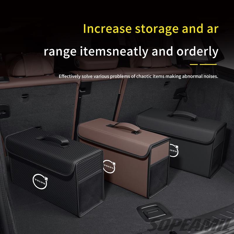 Car Trunk Storage Box Foldable Stowing Tidying Bag For Volvo XC90 XC70 XC60 XC40 S90 S80 S60 S40 V90 V70 V60 V50 V40 C70 C40 C30