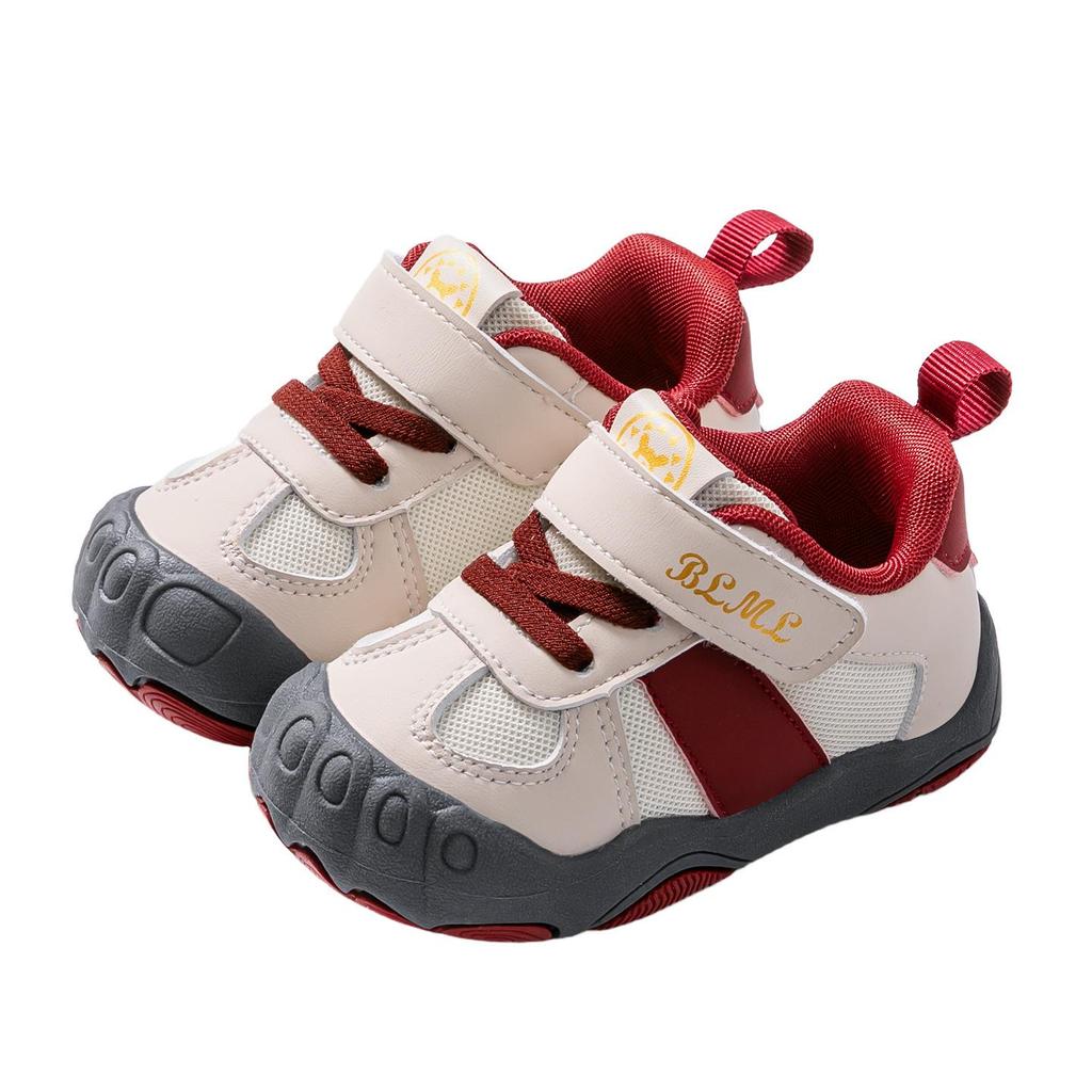 2026 Spring Soft Sole Non-Slip Baby Shoes for Boys & Girls: Breathable Casual Sports Walking Shoes