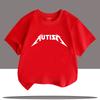 Autism Teenager Print Tshirts Children Clothing Summer Casual Fashion Boys Girls ONeck Colorful Short Sleeve Tops Kids Tshirt