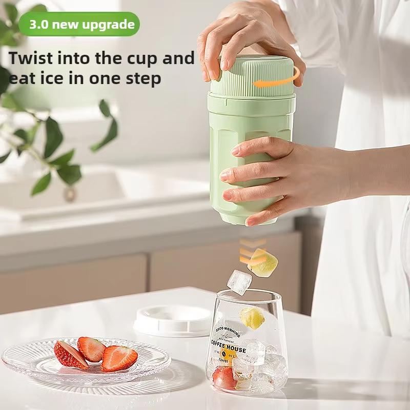 Přenosný otočný výrobník ledu Potravinářský silikonový otočný zásobník na led Rychlé zmrazování Úložná nádoba Pro DIY lednice Barové náčiní