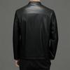 Lederjacke Herren Herbst und Winter neue Herren Stehkragen weiche Lederjacke Jacke Herren lockere lässige Lederjacke