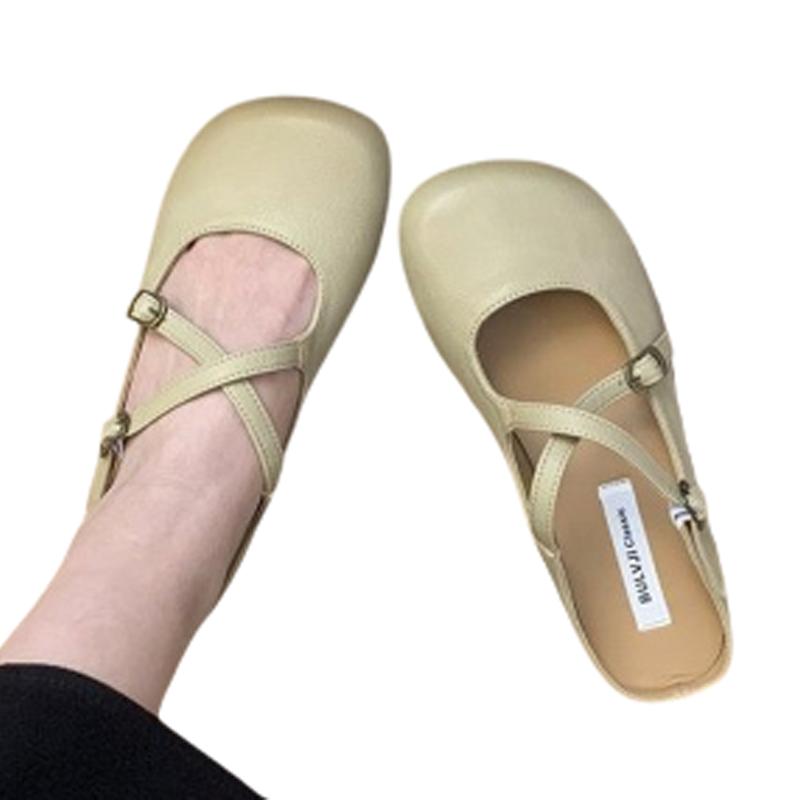 Fashion Flats Women Slippers Spring Fashion Casual Shoes Designer Cozy Slingback Woman Sandals 2025 Trend Brand Walking Ladies Zapatos