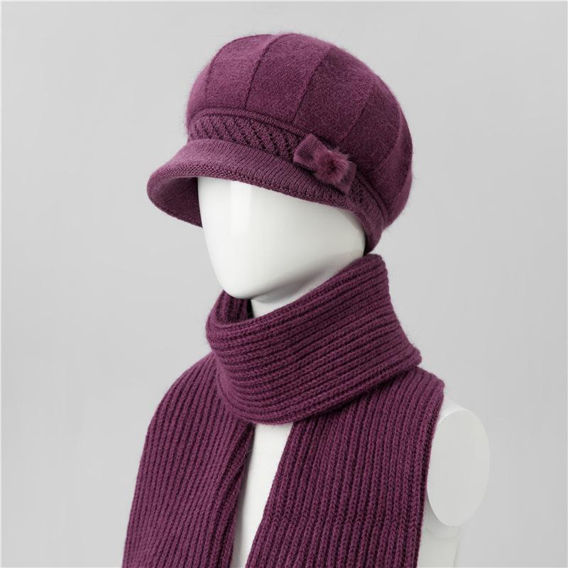 Ladies Hat New Autumn and Winter Wool Hat Thermal Cap Cotton Hat