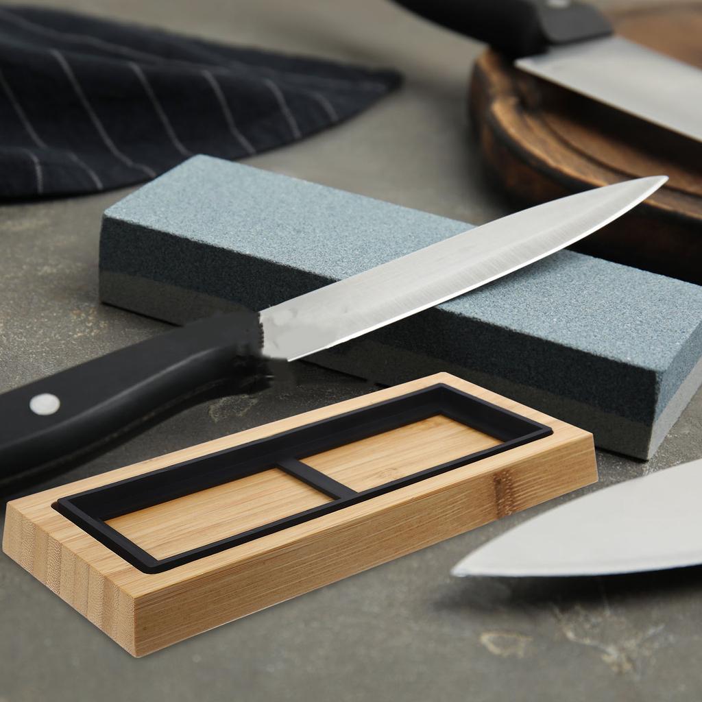 Sharpening Block Base Whetstone Tool The Knife Sharpener Holder Grinding