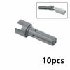 Technical Axle Steering CV Ball Joint Drive 10Pcs/Set Construction Bricks Part Connector Cardan Joint Works With 32494 52730 52731