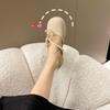 Mary Jane Shoes Girl 2025 Spring and Summer New Soft-soled Flat-bottomed Fairy Evening Breeze Gentle with Skirt Doudou Ladyshoes