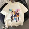 Kpop Demon Hunters Huntrix T-shirt Women Man 2026 Summer Short Sleeve Tee Anime Print Streetwear Casual Tops Kids Clothing Y2k