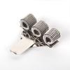 Portable Metal Pen Holder with Manganese Steel Spring Clip