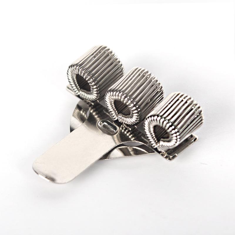 Portable Metal Pen Holder with Manganese Steel Spring Clip