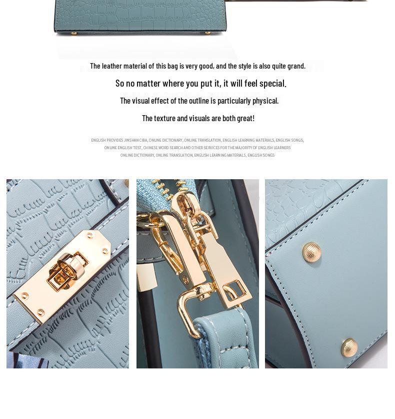 2024 Crocodile Pattern Handbags: Stylish, High-Quality Bags for Fashionable Middle-Aged Women