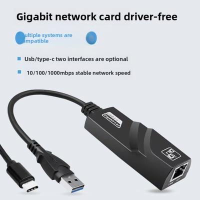 USB Gigabit Ethernet Adapter Plug and Play 3 0 To RJ45 Converter for Laptop Phone TV Box Wired Network Card
