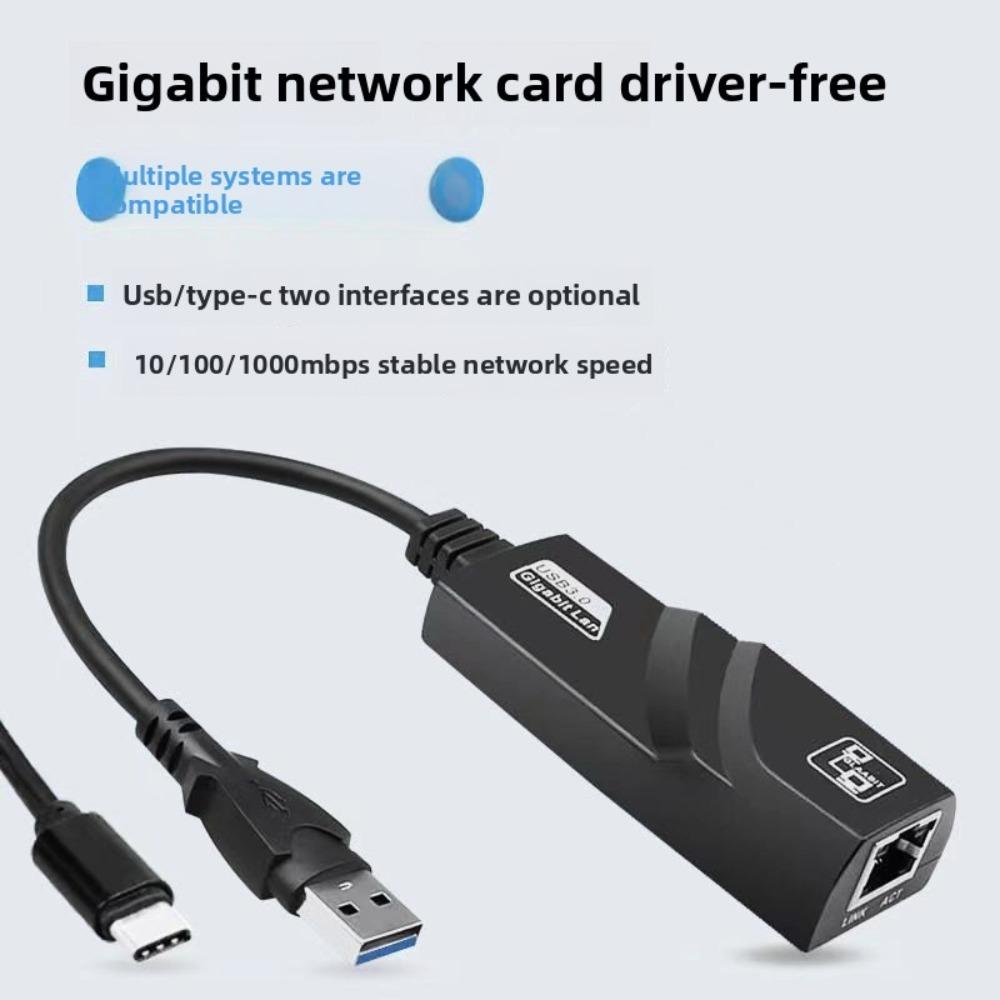 

USB Gigabit Ethernet Адаптер Plug and Play 3 0 до RJ45 Конвертер для Ноутбука Телефону ТВ Боксу Провідна Мережева Карта