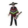 Déguisement Poncho Squelette Dia De Los Muertos Enfant