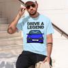 2026 New Model New Ive A Legend To Late Halogen Model Sport Car Tshirt White Tees Unisexs Clothing Summer Casual T Shirt