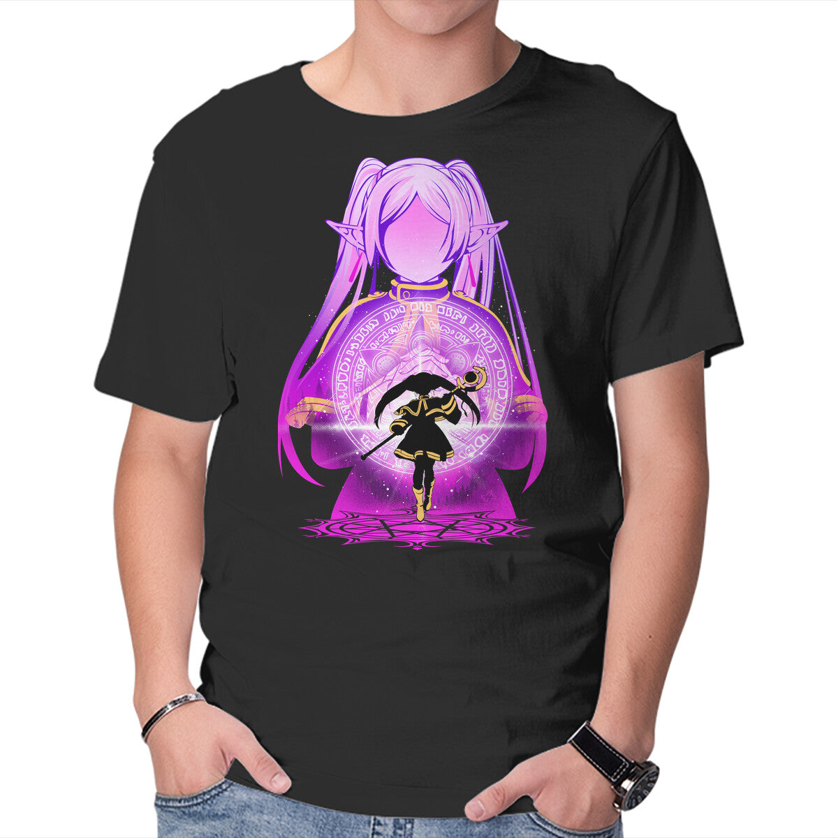 Unisex Crew Neck T-Shirt The Last Great Mage Graphic Short Sleeve Casual Tee XXXL