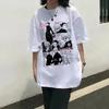 Camiseta de Anime Japonés Jujutsu Satoru Gojo y Geto Suguru Camiseta Harajuku Manga para Hombre y Mujer Camiseta Retro Popular