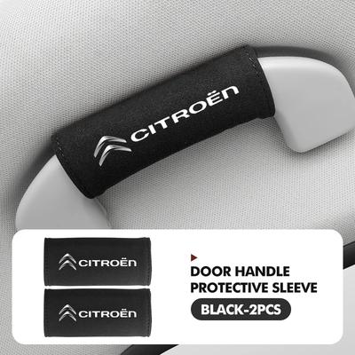 Car Roof Armrest Handle Suede Gloves Protector Accessories For C3 C5 AIRCROSS C5X Cactus e-C4 X e-C3 Berlingo C-Elysee