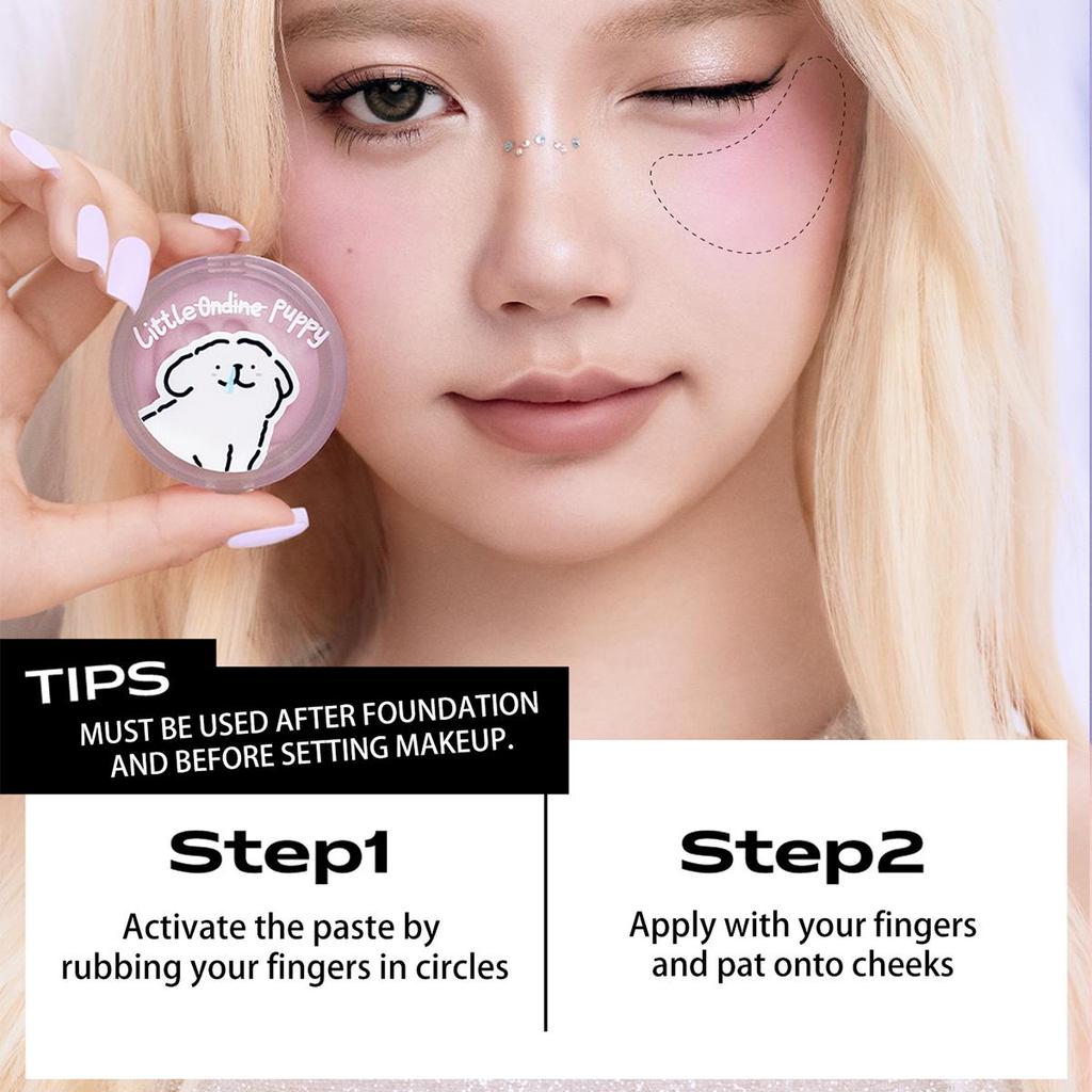 LITTLE ONDINE Cream Blush 5.5g/0.18oz (7 Color Options)