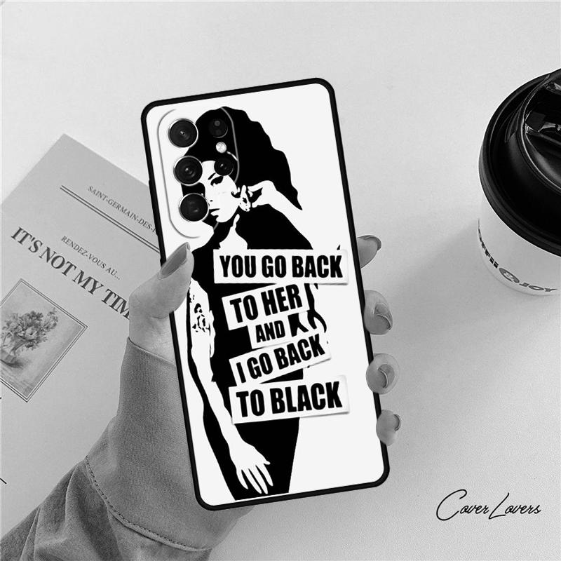 Amy Winehouse Legardary Singer phone case For Samsung Galaxy S24 S25 S23 S22 Ultra Note 10 20 Plus S20 S21 FE Cover